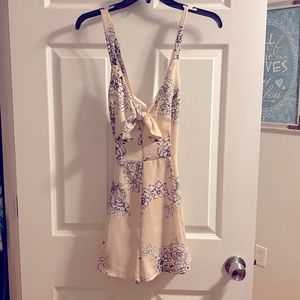 Hanging Gardens Pale Pink Floral Print Romper